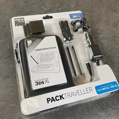 NEUF NEW pochette stylet écouteurs noir nintendo DS lite DSI XL 3DS XL chargeur