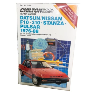 Manual de reparación Chilton #7196 1976-1988 Datsun Nissan F10 310 Stanza Pulsar - Imagen 1 de 7
