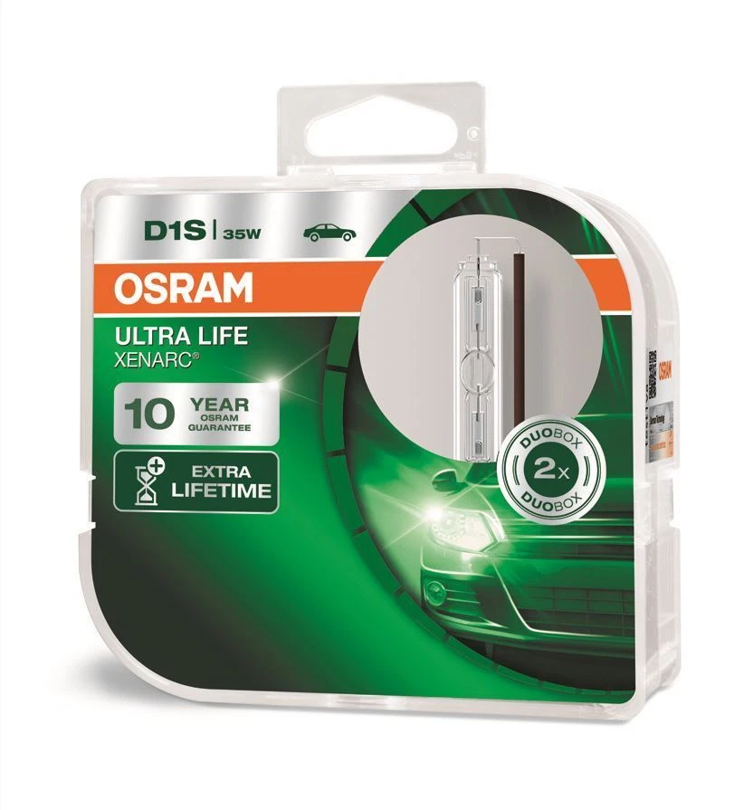 2 x D1S Osram Ultra Life XENON BULB XENARC NEW 66140ULT HID Hard Case  ( TWIN) - Image 1 of 1