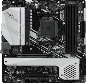 Für ASROCK X570M Pro4 Mainboard AMD X570 DDR4 128G DP HDMI USB-C PCIe 4.0 mATX - Bild 1 von 4