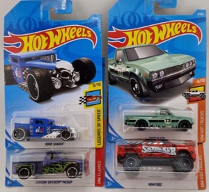 Hot Wheels HW Hot Trucks, Flames, Legends of Speed - Long Card Bundle - Bild 1 von 5