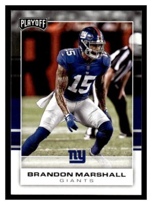 2017 Panini Playoff  #62 Brandon Marshall - New York Giants - Image 1 of 2
