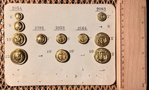 navy buttons 11 pieces - Picture 1 of 4