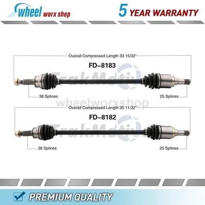Junta CV eje trasero para Lincoln MKS 3,5 L AWD 2010 2014 2015 2016 Foto 1 de 3