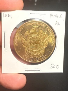 1961 Mobile AL So Called Dollar Commemorative Medal - Bild 1 von 2