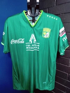 Club Leon FC Green Mexico Soccer Football Jersey Size XL Men's Comex Corona  - Picture 1 of 3