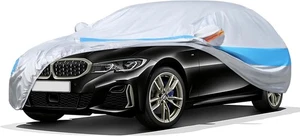 Car Cover Waterproof All S1-Fit Sedan-Length 176-182 inch, Silver&amp;Blue  - Bild 1 von 7