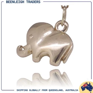 Yellow Gold LUCKY ELEPHANT CHARM Guaranteed Genuine 9ct 9k Gold - Picture 1 of 10
