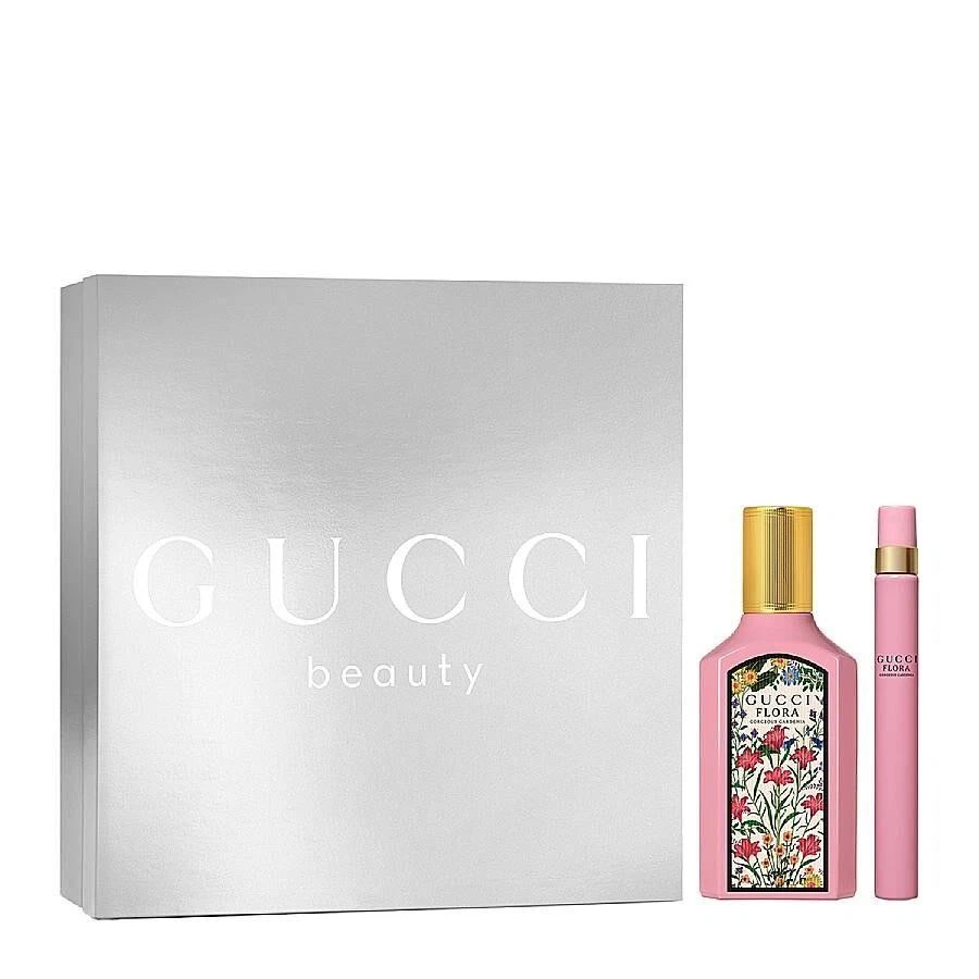 Gucci Flora Gorgeous Gardenia Eau de Parfum 50ml Spray 2Pcs Gift Set Brand New