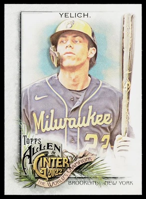 2022 Topps Allen & Ginter #74 Christian Yelich - Image 1 of 2