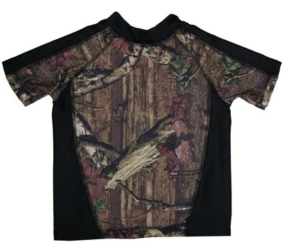 My Pool Pal Boys Girls Mossy Oak Camo Baby Infant Toddler Rash Guard Sun Shirt - Image 1 of 2