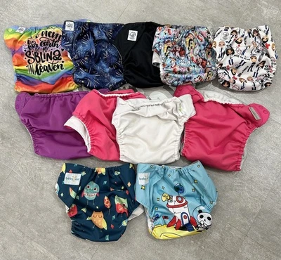 Cloth Diaper Pocket Style Lot - Bumgenius Texas Tushies Country Cloth Diapers - Image 1 of 4