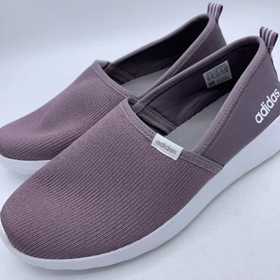 Adidas Damas 10 Cloudfoam Lite Corredor Zapatilla Sin Cordones Mocasines Zapatos Púrpura FX3305 Foto 1 de 4