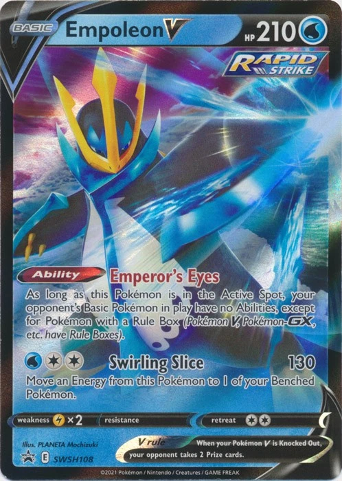UR-01 Holo Empoleon V SWSH108 Promo SWSH: Sword & Shield Promo Cards - Image 1 of 1