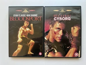 Jean-Claude Van Damme Bloodsport, Cyborg DVD Kampfsport, SciFi, Cyberpunk 80er - Bild 1 von 2