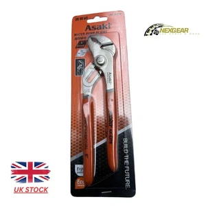 Asaki AK-8378 8" Klempner Anti-Rutsch-Griff Wasserpumpe Rohrzange Zange Griffe - Bild 1 von 7