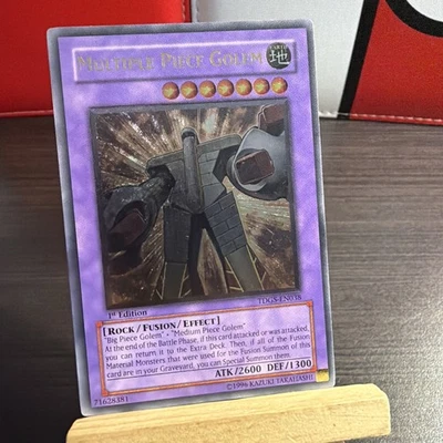 Yugioh! LP Multiple Piece Golem - TDGS-EN038 - Ultimate Rare 1st Ed + BONUS HOLO - Image 1 of 4