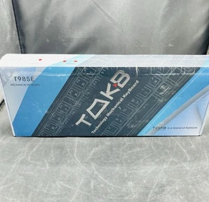 TMKB T87SE TKL Mechanische Gaming Tastatur WEISS, LED Hintergrundbeleuchtung, Linear Red Switch - Bild 1 von 3