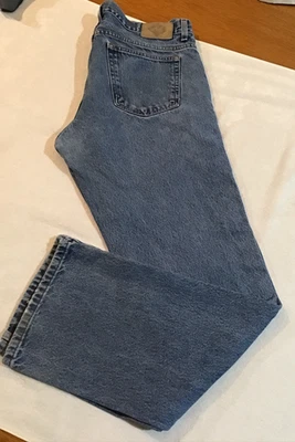 Members Mark Straight Fit Denim Jeans Men's 36 x 34 Med Wash-Stains, Grunge - Image 1 of 4