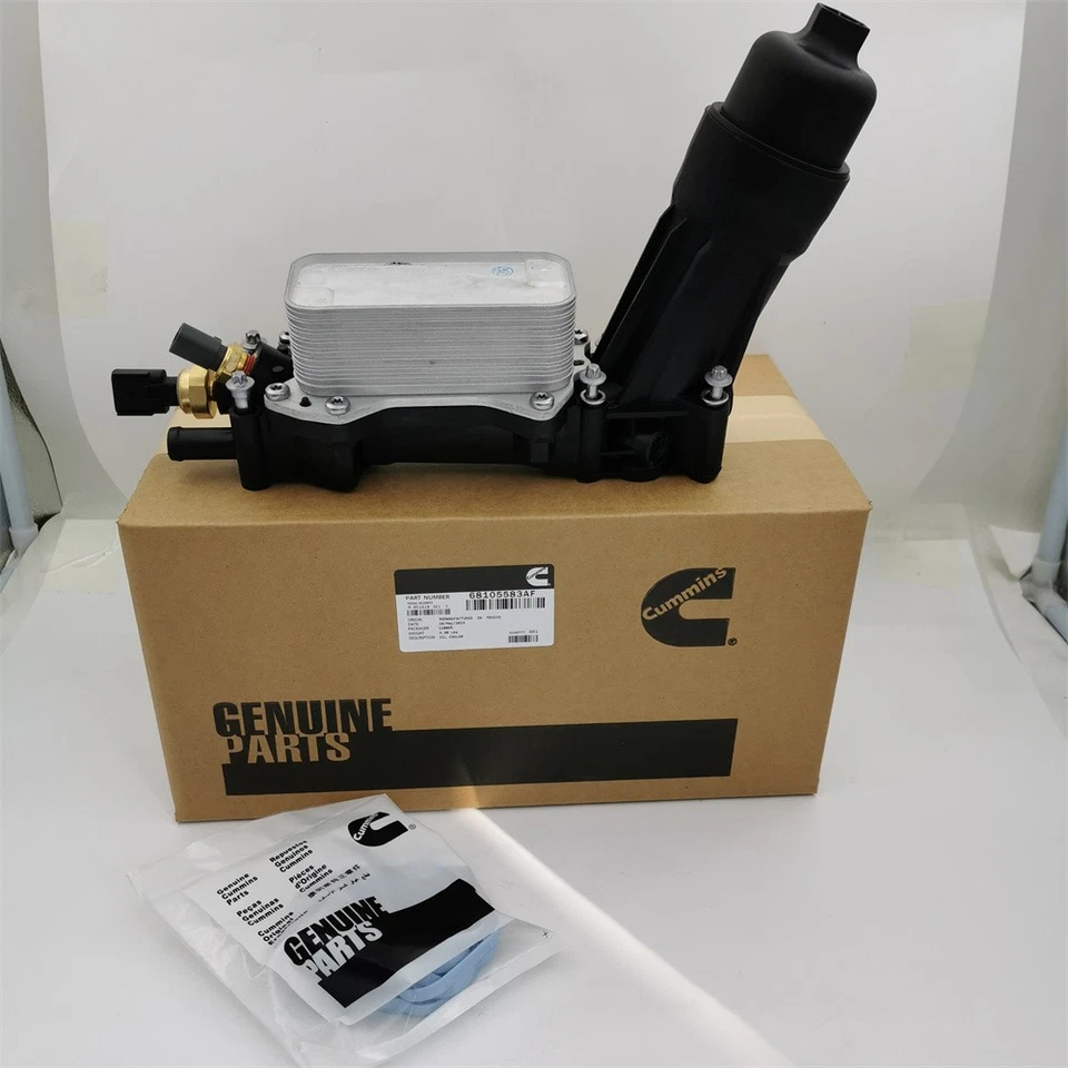 Carcasa de filtro de aceite 68105583AF para Jeep Dodge Chrysler Ram 11-16 3,6 L aluminio Foto 1 de 4