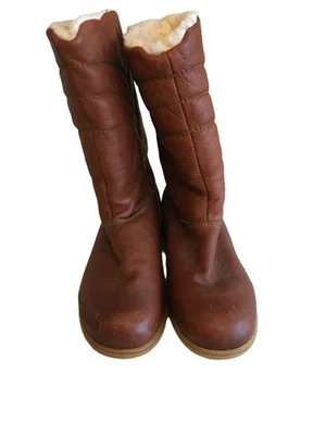 Botas de Cuero Hush Puppies Mujer Marrón Talla 5.5 M Foto 1 de 4