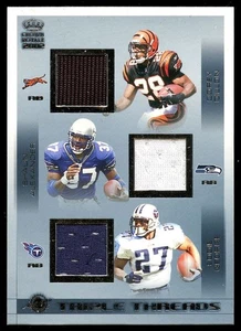 2002 Crown Royale Triple Threads Jersey Eddie George Alexander Dillon - Picture 1 of 2