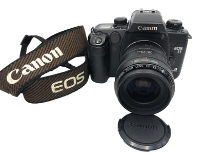 Canon EOS 55 ELAN II 2 SLR 35mm Film Camera & 28-70mm II F/3.5-4.5 Lens Set DDP - Image 1 of 4