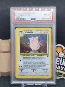 Clefable HOLO Base set 2 5/130 PSA 8 (CBR) - Picture 1 of 2