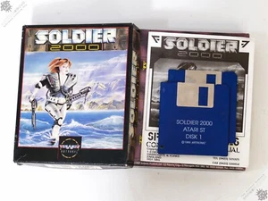 ATARI ST SOLDIER 2000 BIG BOX 3.5" FLOPPY DISK COMPUTER GAME 1989 ARTRONIC - Picture 1 of 1