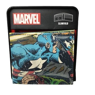 Marvel Captain America Slim-Fold Wallet - Image 1 of 4