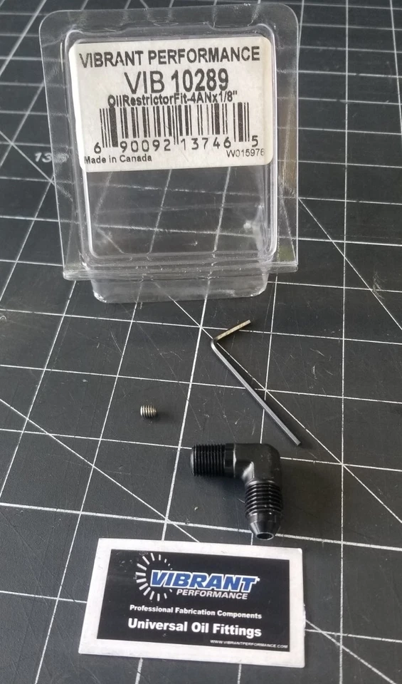 Encaixe restritor de óleo Vibrant Performance 10289 - Imagem 1 de 1