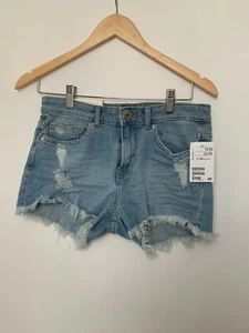 H&M hot pants denim shorts (UK 10) NEW RRP £19.99 - Picture 1 of 6