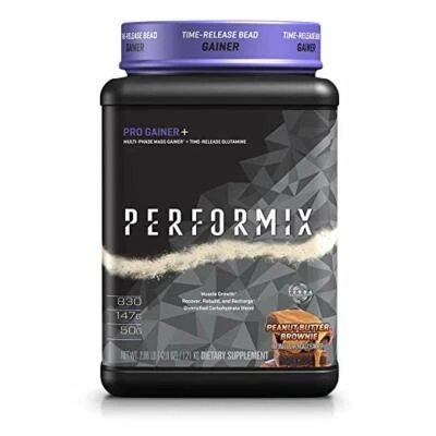 Performix | PRO GAINER — набор массы + глютамин | брауни с арахисовым маслом, 5,4 фунта - Изображение 1 из 4