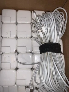 Lot of 20 OEM Genuine Apple iPhone iPad Charger USB Wall Brick Charger Power AC - Picture 1 of 5
