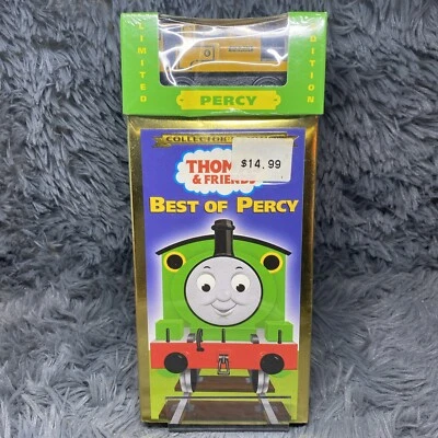 Thomas & Friends: Best of Percy VHS 2001 Limited Edition Toy Train Figure Rare - Image 1 of 4