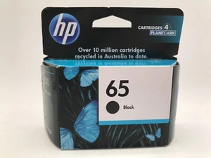 HP 65 Black Printer Ink Cartridge - Brand New - Genuine OEM High Quality - Picture 1 of 3
