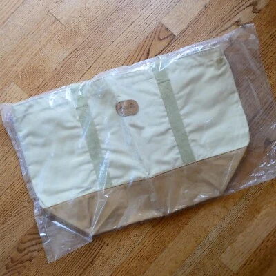 Bolso de Mano Marshall Fields Grande Lona Dos Tonos Barco De Colección 16x7x14 TOTALMENTE NUEVO Foto 1 de 4