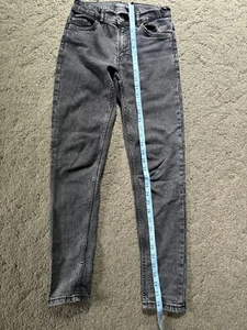 Zara Boys Jeans Size 10-12. Skinny Fit. Black Denim - Picture 1 of 5