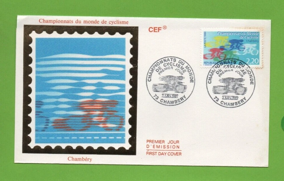 FDC 1989 - Championship Monde Cycling, Chambéry ( Ref. 9051) - Image 1 of 2