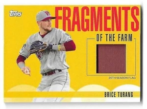 Brice Turang 2020 debut profesional fragmentos de la granja temporada 25 bandera #fl rattlers - Imagen 1 de 2