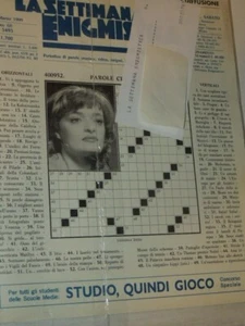 VALENTINA STELLA- IN COPERTINA SETTIMANA ENIGMISTICA 1999 ANCORA INCELLOFANATA - Foto 1 di 1