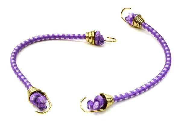 1/10 Model Scale 3x100mm Bungee Elastic Cord Strap w/ Hooks for Off-Road Crawler - Image 1 of 1