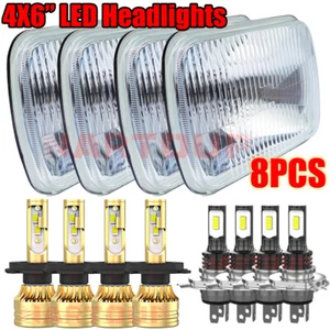 4pcs 4x6" Led Headlights Hi/Lo Beam fit For Car 1980 - 1991 1 Cutlass - Bild 1 von 20
