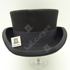 CLASSIC Wool Felt Men Top Hat Coachman Victorian Tuxedo Topper | Black | M L XL