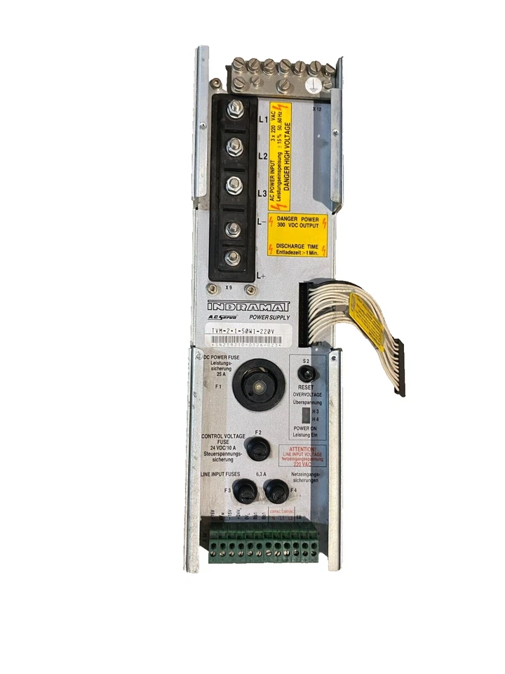 INDRAMAT Tvm 2.1-50W1-220V Servo Controller Module - Image 1 of 4