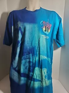 Vintage Z Screen Prints Virginia Beach Tie Dye T-shirt Hand Dyed Size Large L - Picture 1 of 3