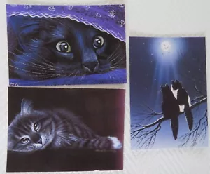 3 IRINA GARMASHOVA CATS ACEO Limited Edition Prints & Certificates 2012 Signed - Picture 1 of 7
