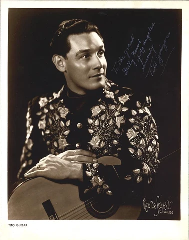 TITO GUIZAR - AUTOGRAPHED SIGNED PHOTOGRAPH 01/10/1947 Cover