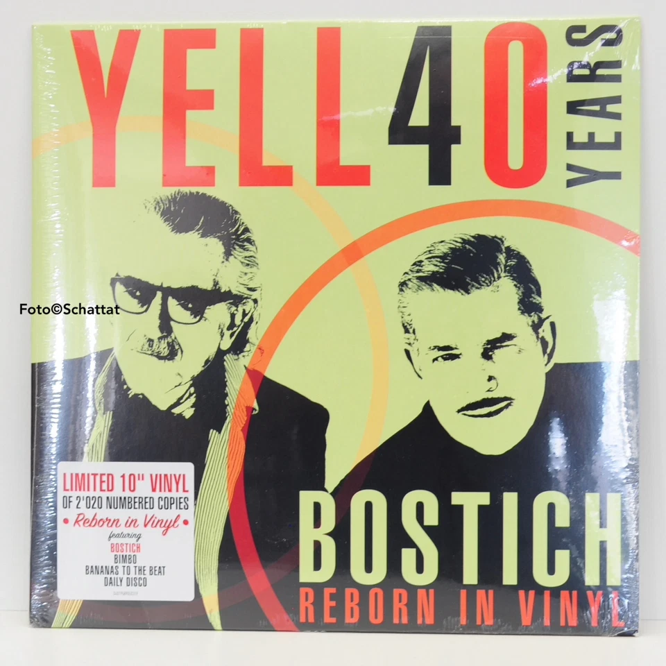 YELLO . 40 Years . BOSTICH . Ltd. 10" orange Vinyl . No 1847 of 2020 - Bild 1 von 2