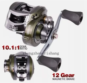 Metal Spool Reel 10kg Max Drag 10.1:1 High Speed Gear Ratio Wheel Fishing Reel - Picture 1 of 15